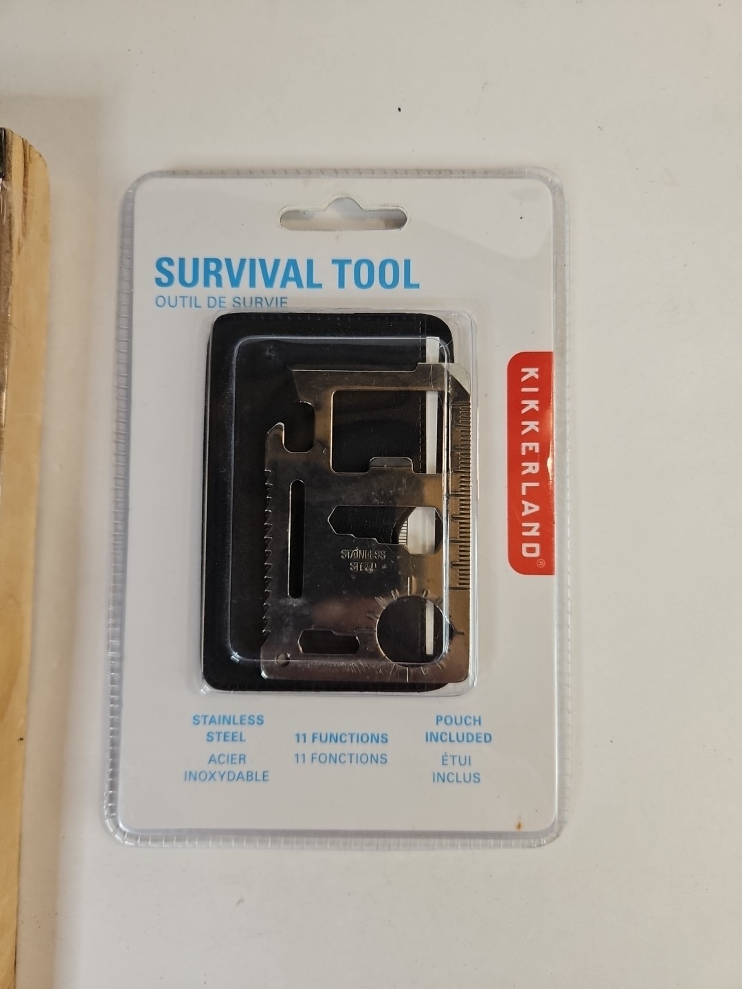 SURVIVAL TOOL KIKKERLAND ,11 Functions, Fits In Wallet