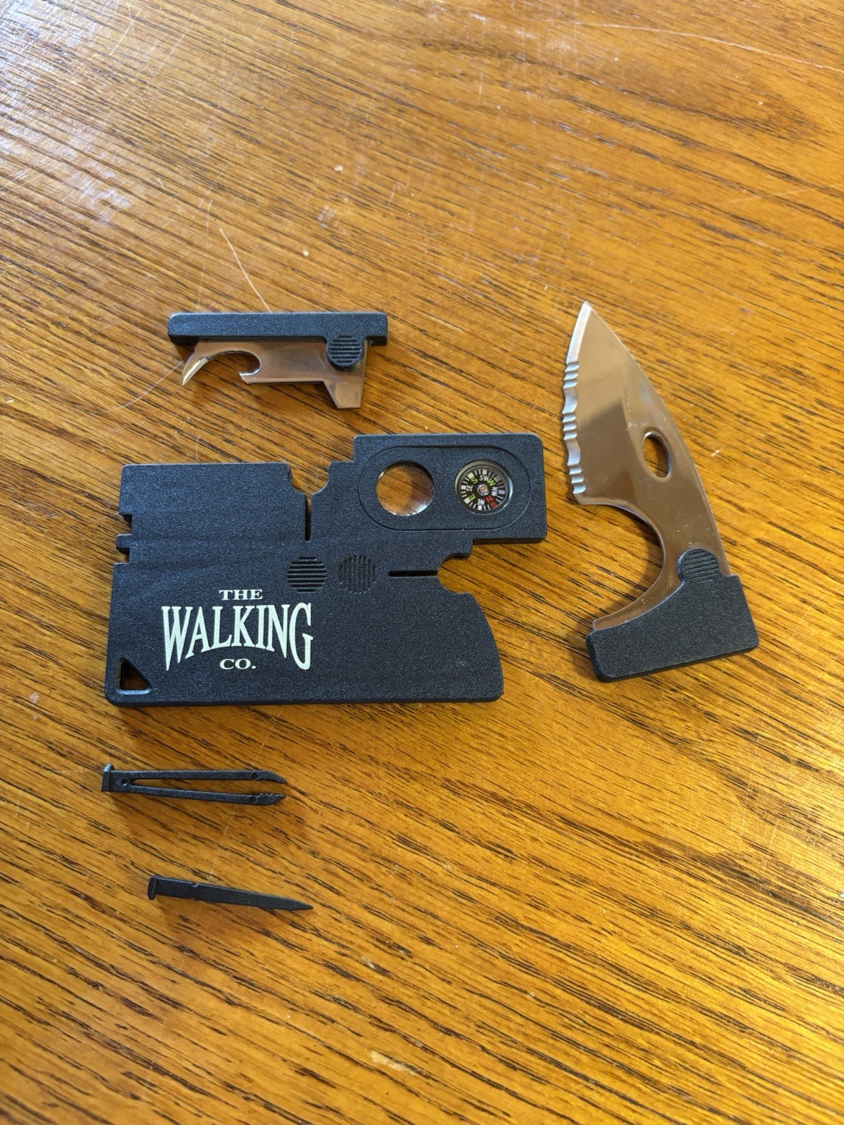 Lot Of 2 Ninja Outdoorsman And Tool Logic Credit Card Compact Survival Multi