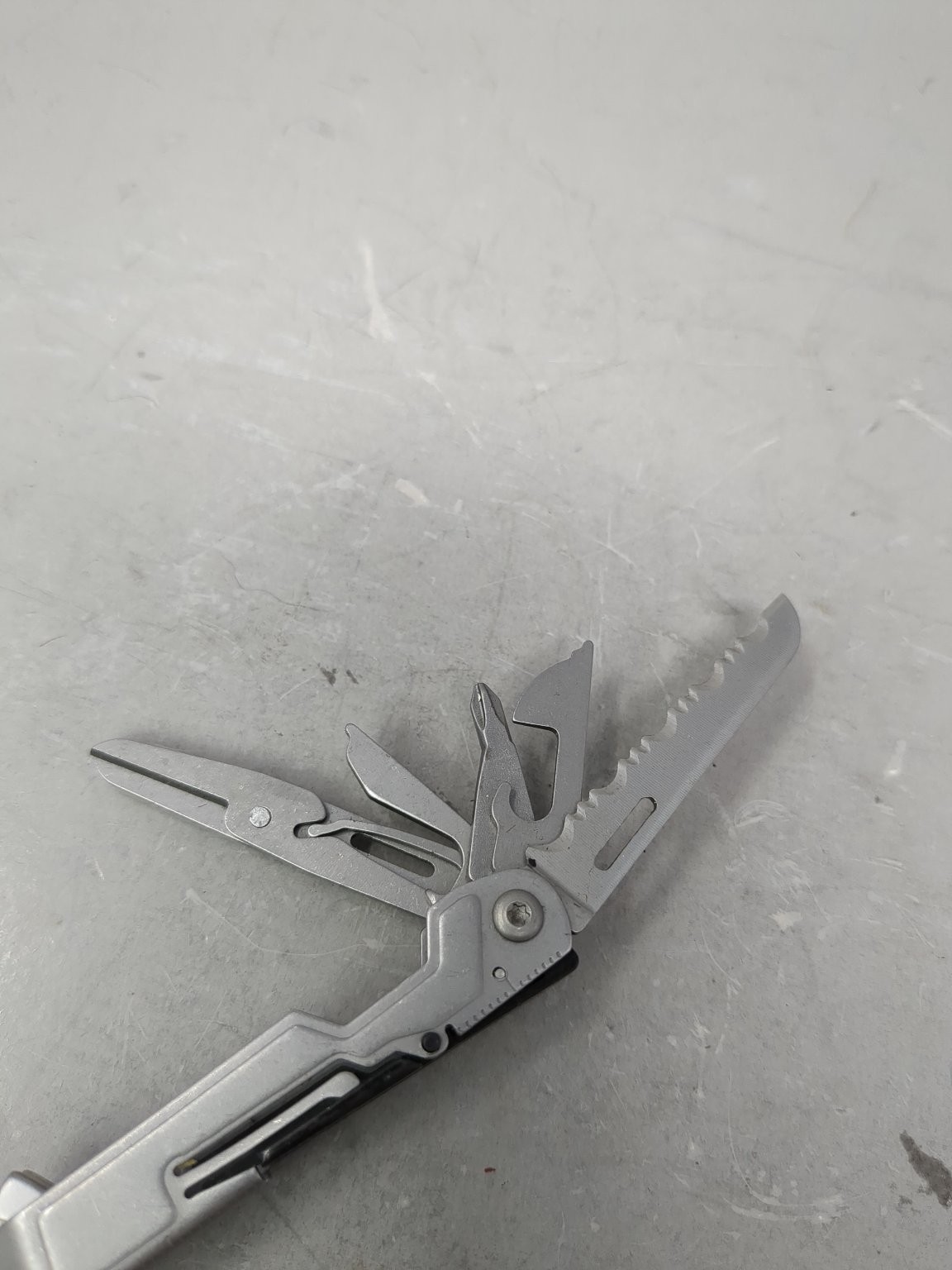 SOG Mini Multi-Tool Stainless Steel Camping Hiking Tool Pliers Saw File