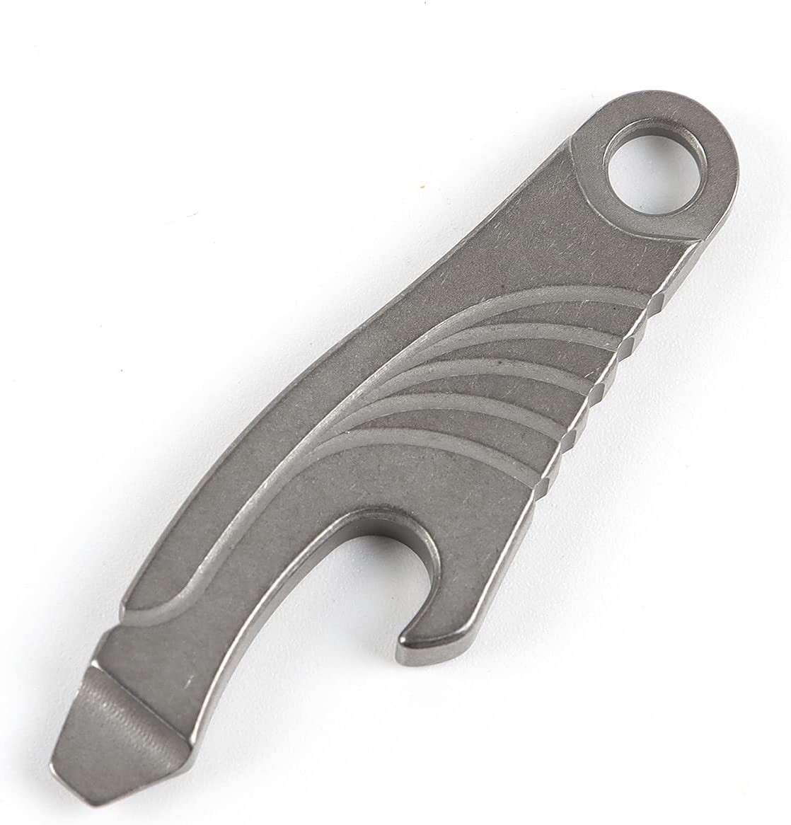 Titanium Mini Pry Bar Multi Tool with Bottle Opener Screwdriver Tool and