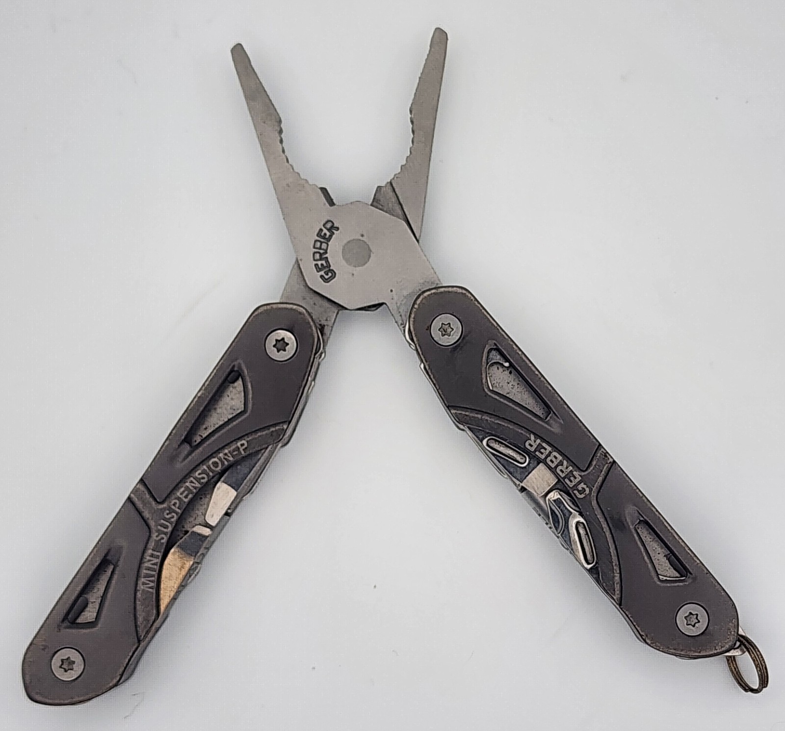 Gerber Mini Suspension Compact Multitool Folding Tool – Pliers Knife Screwdriver