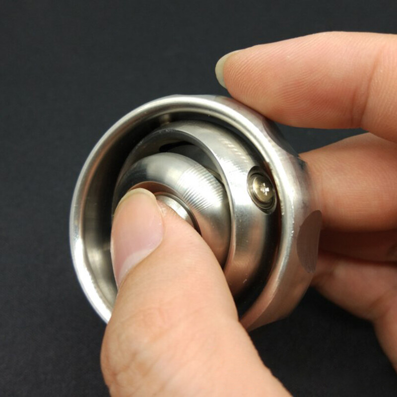 Stainless Steel Gear Gyroscope Toy Hand Fidget Stress Relief Focus EDC Toys Gyro