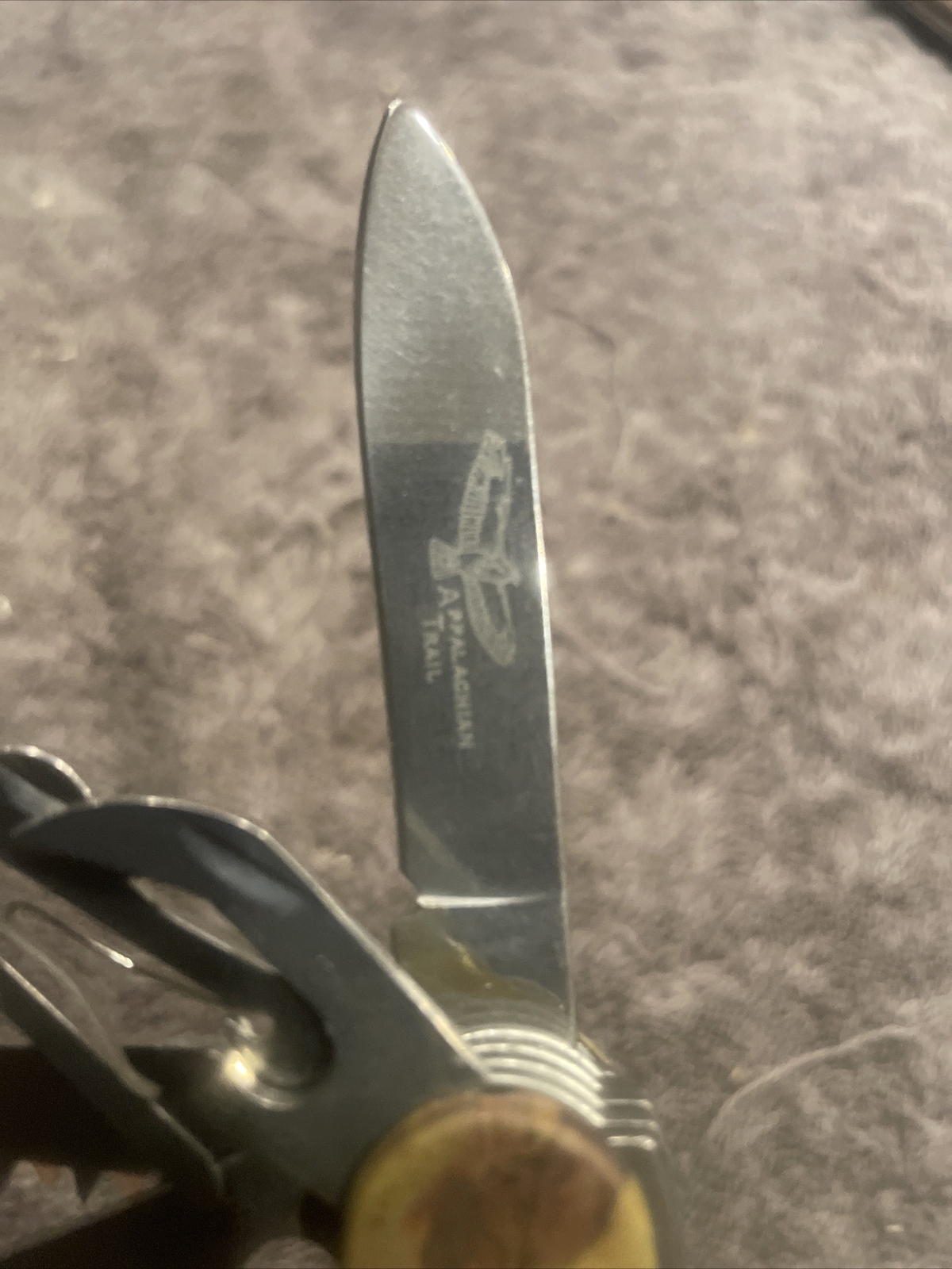 Appalachian Trail Camper Knife Multitool function Camo Design