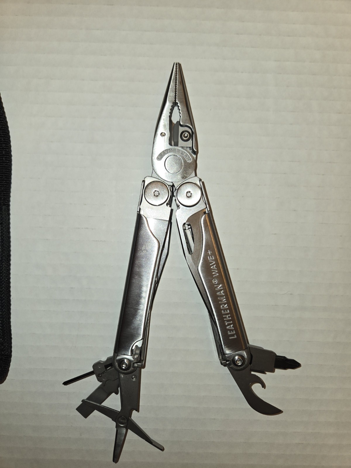 Leatherman Wave+ Plus Multi-Tool Pliers Saw Knife. W/Sheath
