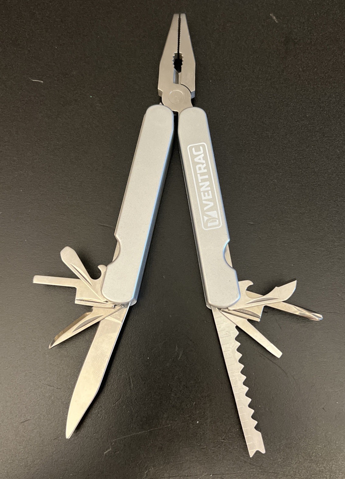 Ventrac Folding Multi Tool 9 Functions w/ Knife Pliers Screwdrivers