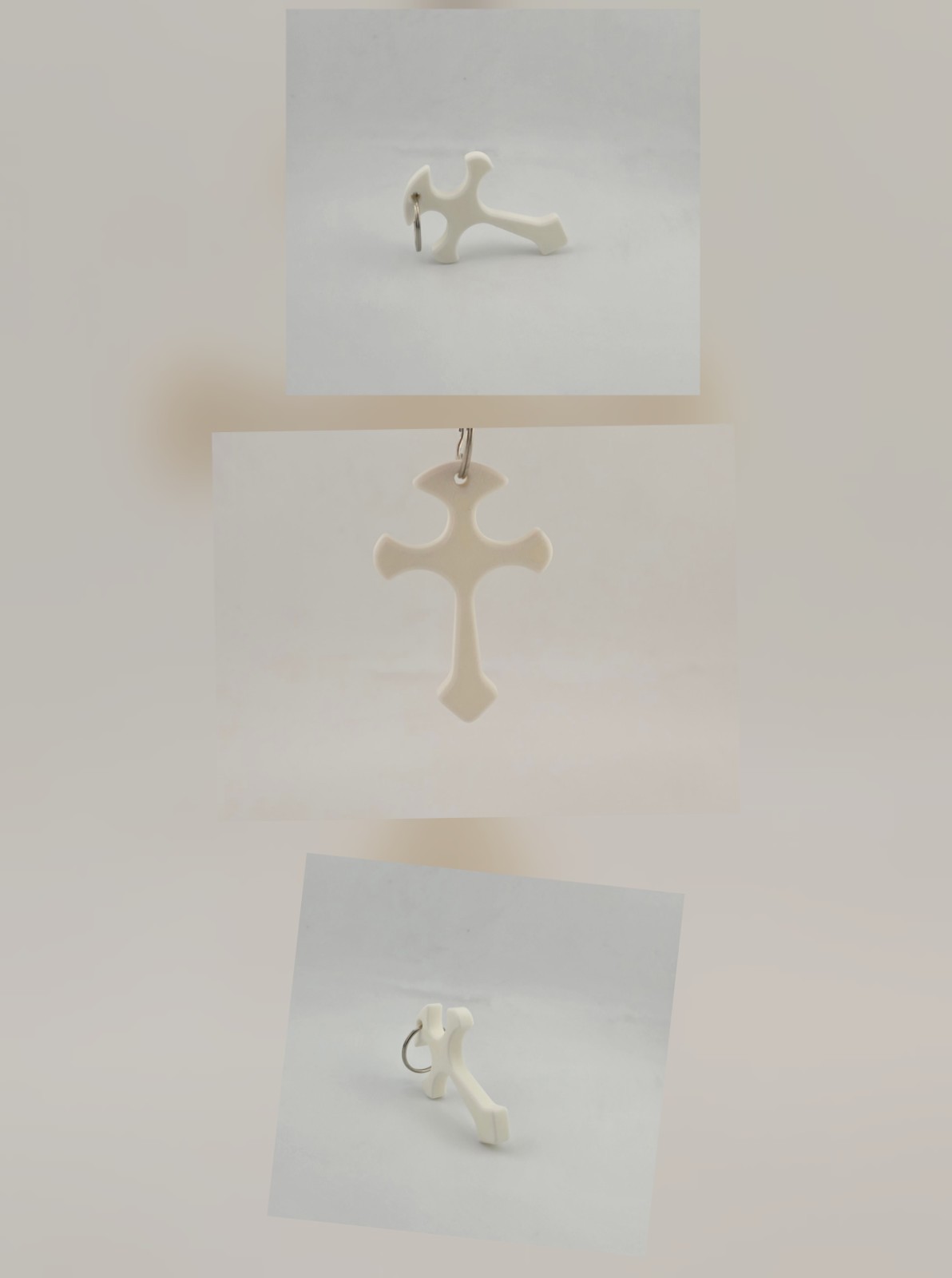 3D Printed Cross Keychain EDC FREE SHIPPING 🇺🇲 God Keychain Key Protector