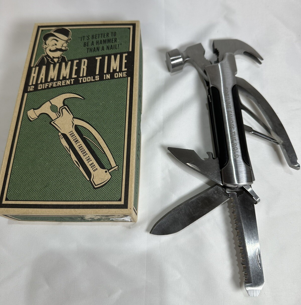 Trixie & Milo Hammer Multitool Knife Pliers File Wire Cutters Screwdriver & more