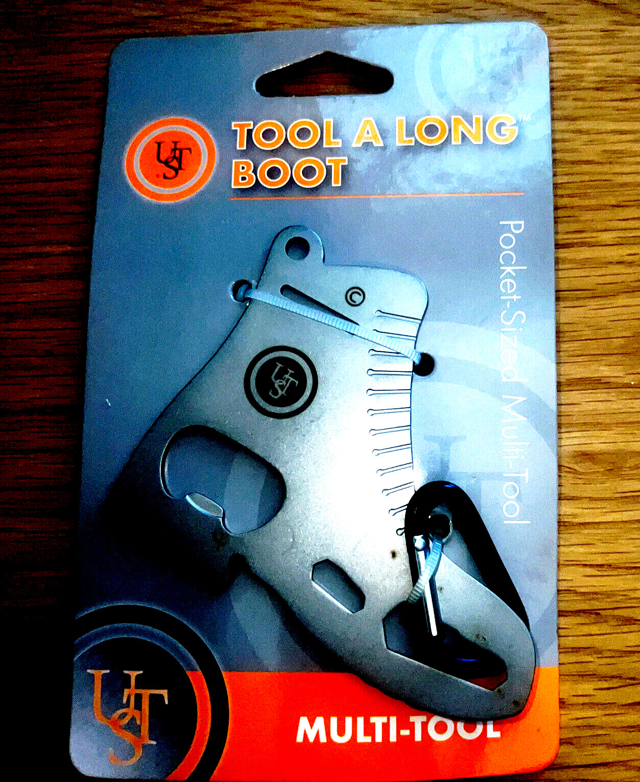 UST Tool A Long Boot -Pocket Sized Multi-tool Keychain-New