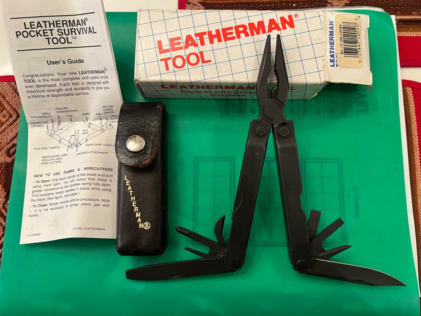 Leatherman PST Black Leatherman Pocket Survival Tool Black PST Multitool
