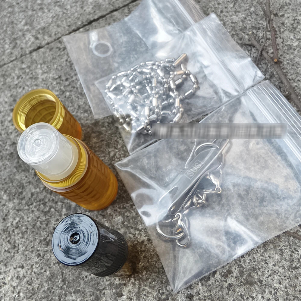 EDC Titanium Alloy PEI Paracord Perfume Storage Box EDC Toys Outdoor Tools Gift