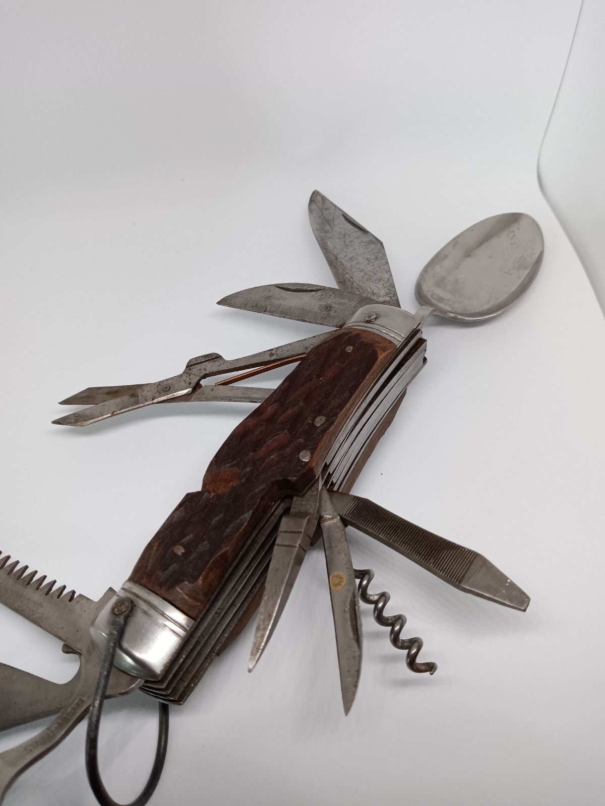 Vintage Hobo Multi-Tool Camping Knife Stainless Utensils & Survival Tools JAPAN