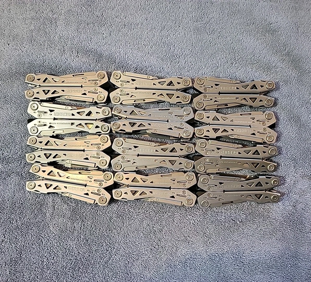 Gerber Suspension NXT Multi Tools – LOT OF 12 – Pliers, Scissors, Knife, File
