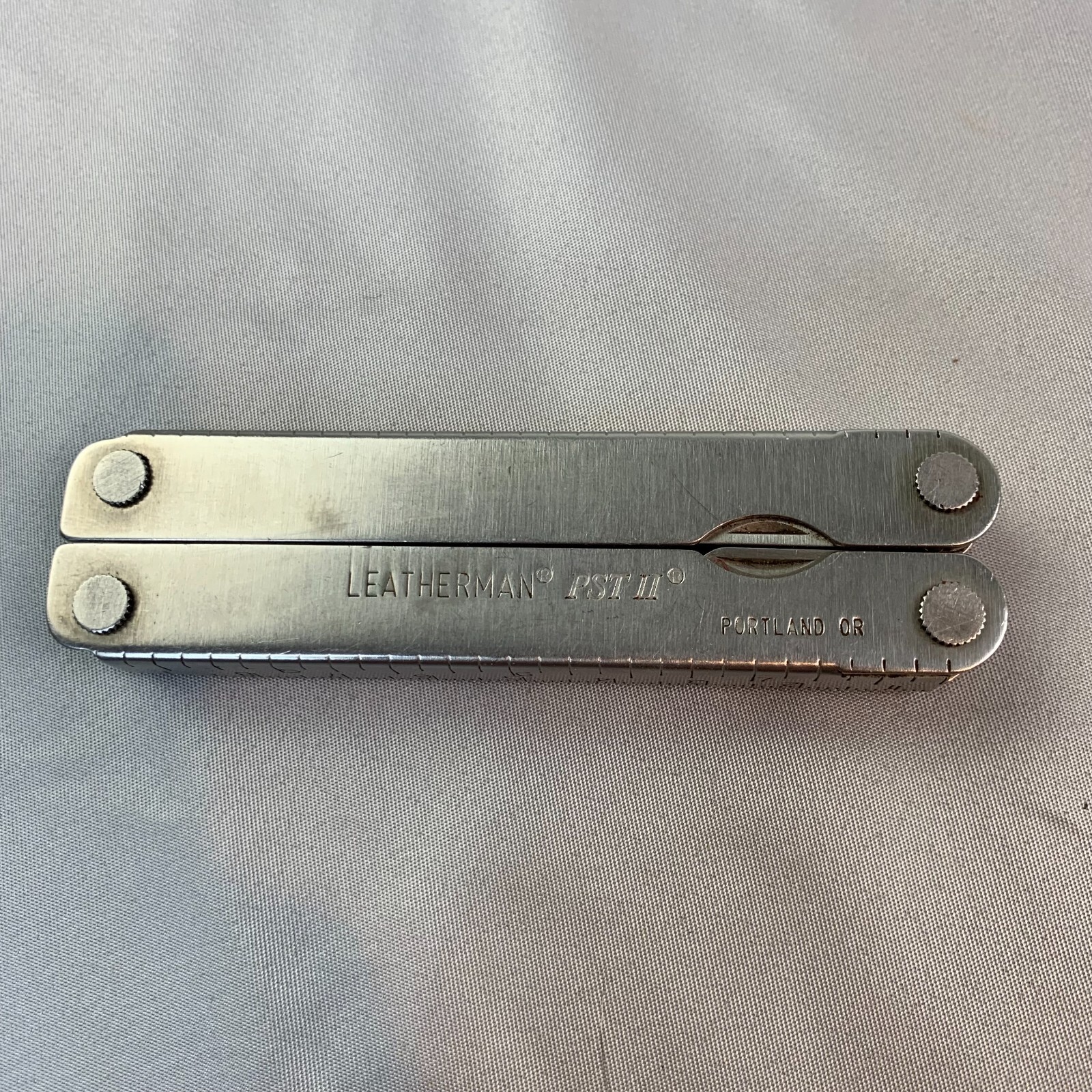 LEATHERMAN PST II Vintage USA Folding Compact Pocket Knife Survival Multi-Tool