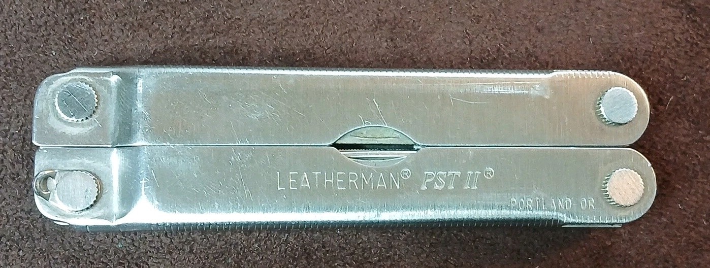 Vtg Leatherman PST ll W/ Very Old Leatherman Leather Sheath, U.S.A.