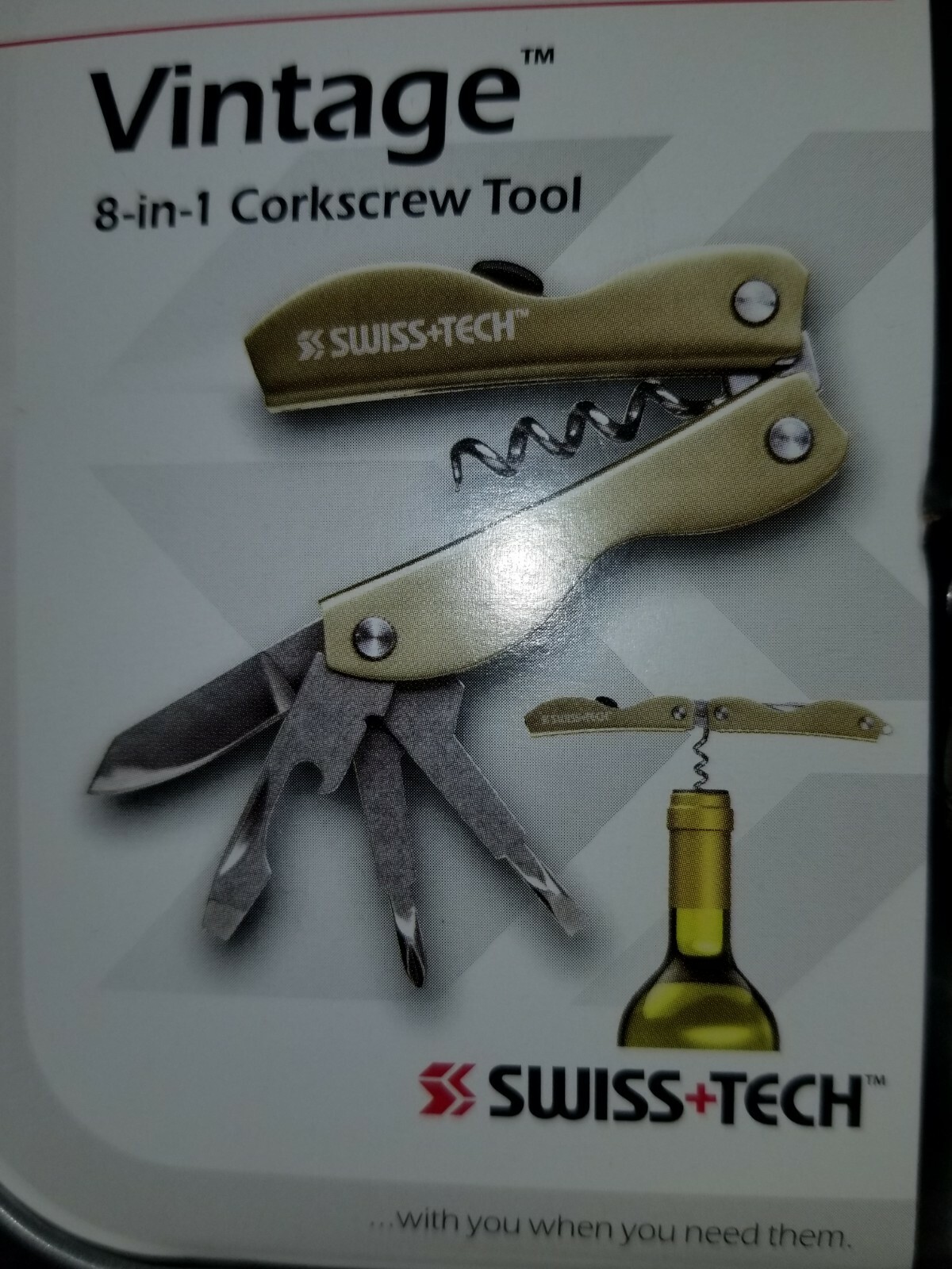 Swiss+Tech 8-in-1 Mini Multi-Tool. (C3)
