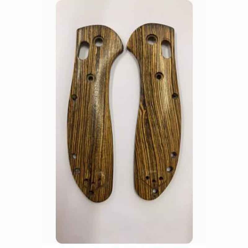 1 Pair Wood Handle Scales For Benchmade Griptilian 551 Knives New
