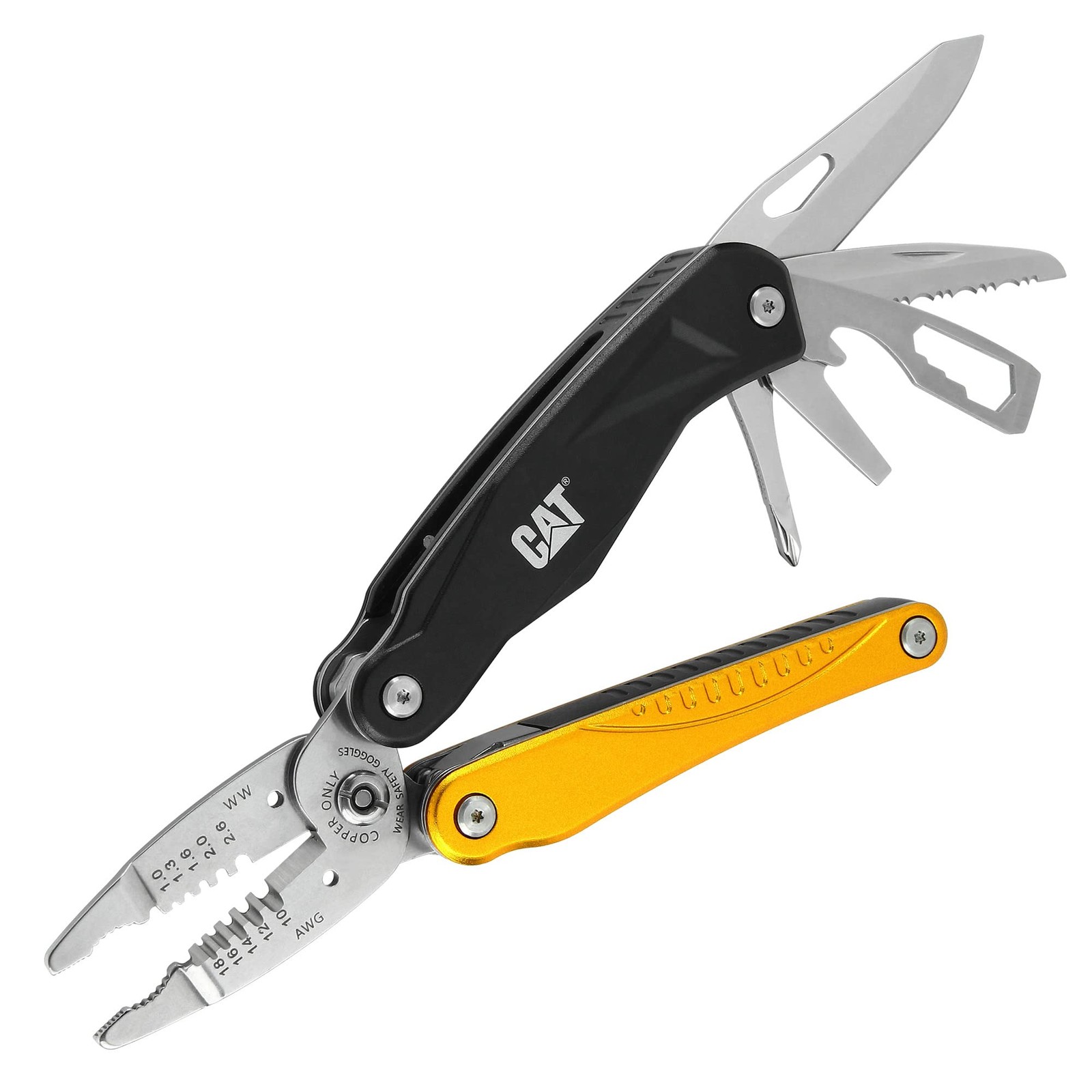 14-in-1 Multitool Pliers, Wire Stripper, Multi Purpose Electricians Pliers, A…