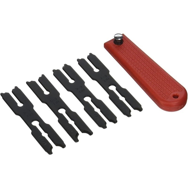 E-Clip Tool Interchangeable Blades Spring Loaded Ergonomic Handle US