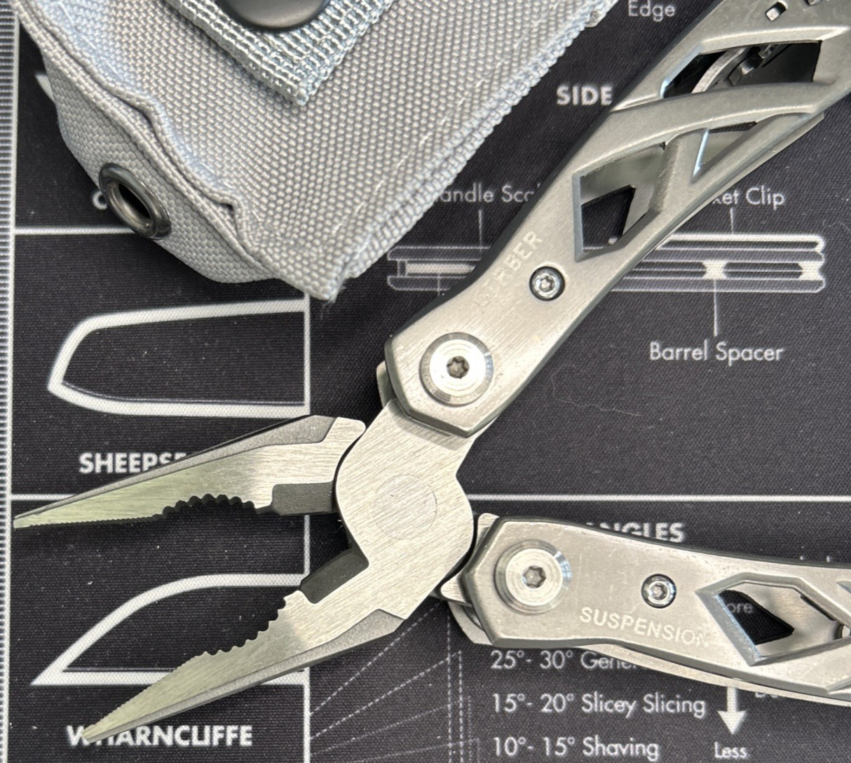 Gerber 1 Suspension W/Sheath / 1 Ridge/ 1 Swagger/ 1 Dime Compact Lot Of 4 GUC
