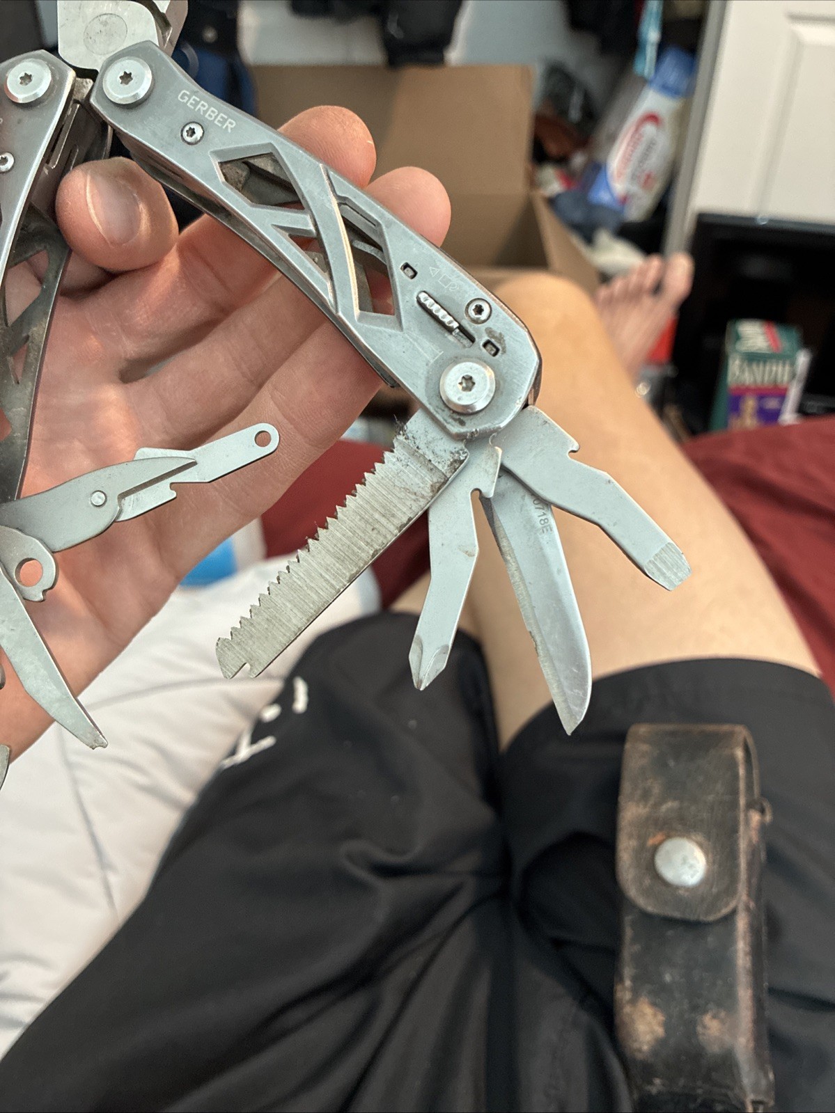 Gerber Suspension Multi Tool Pliers With Sheath Great Condition Tool