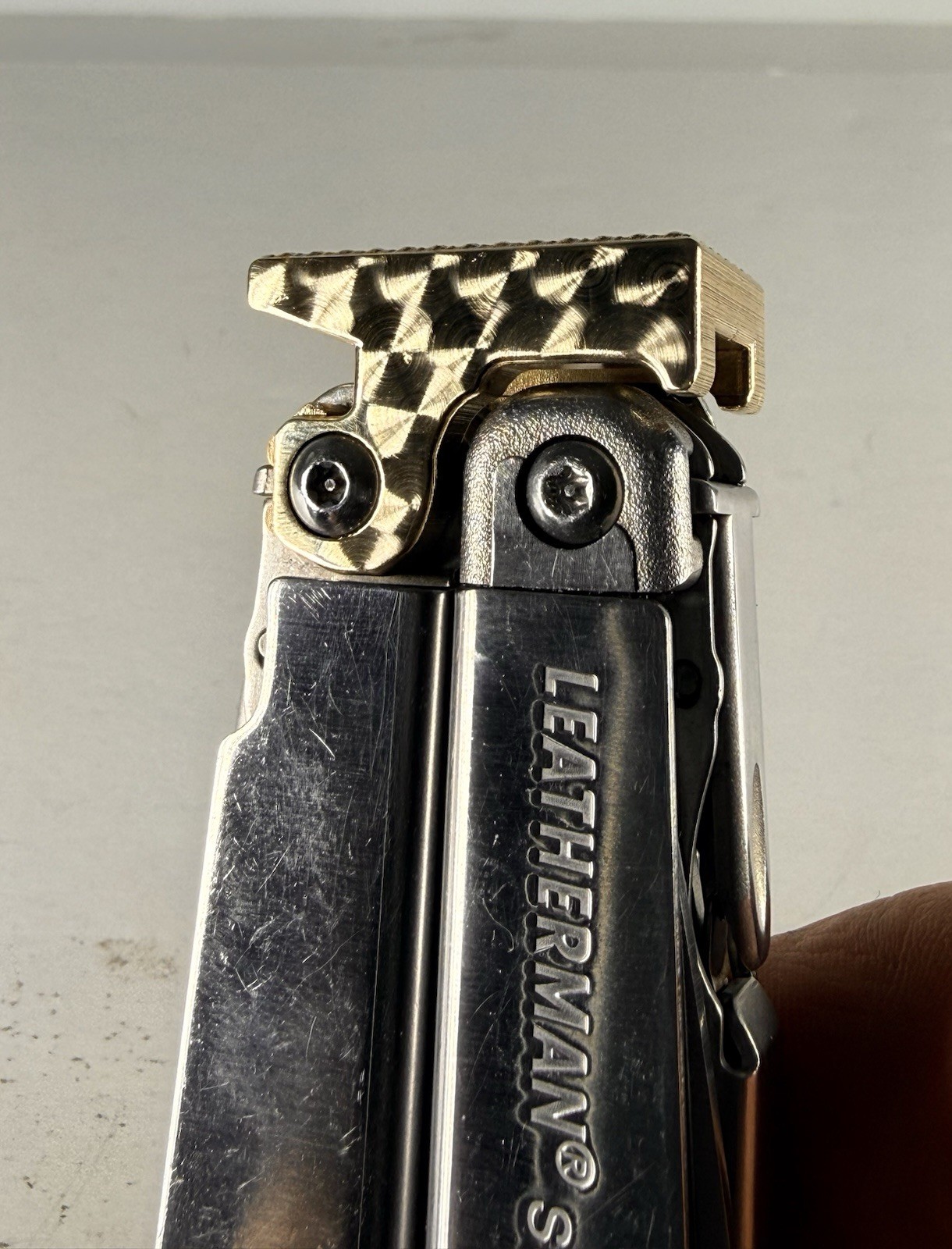 For Leatherman Surge, BRASS Hammer Head,SPECIAL EDITION,tactical,military