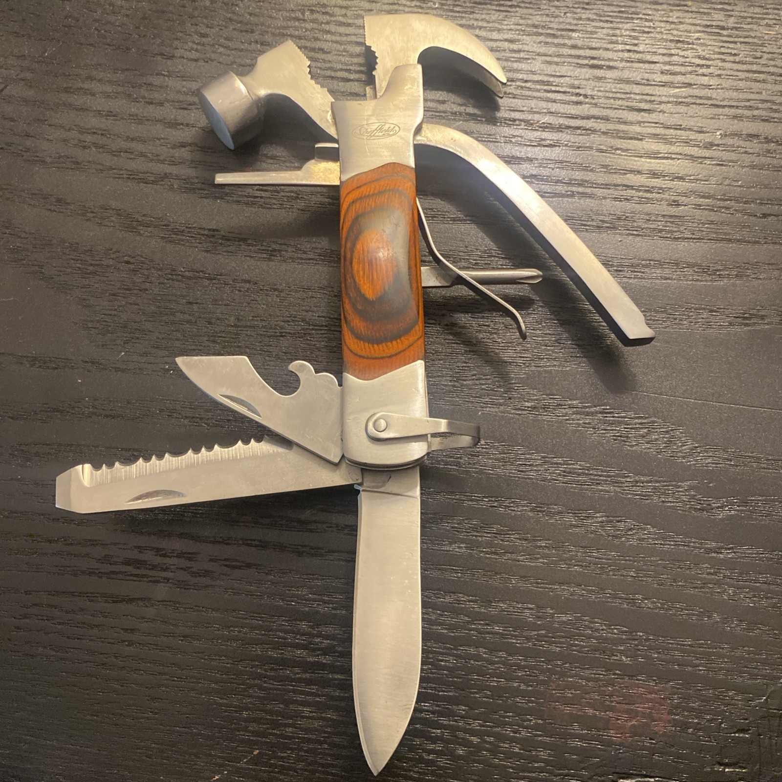 Sheffield Claw Hammer, Pliers and More Multi Tool With Case
