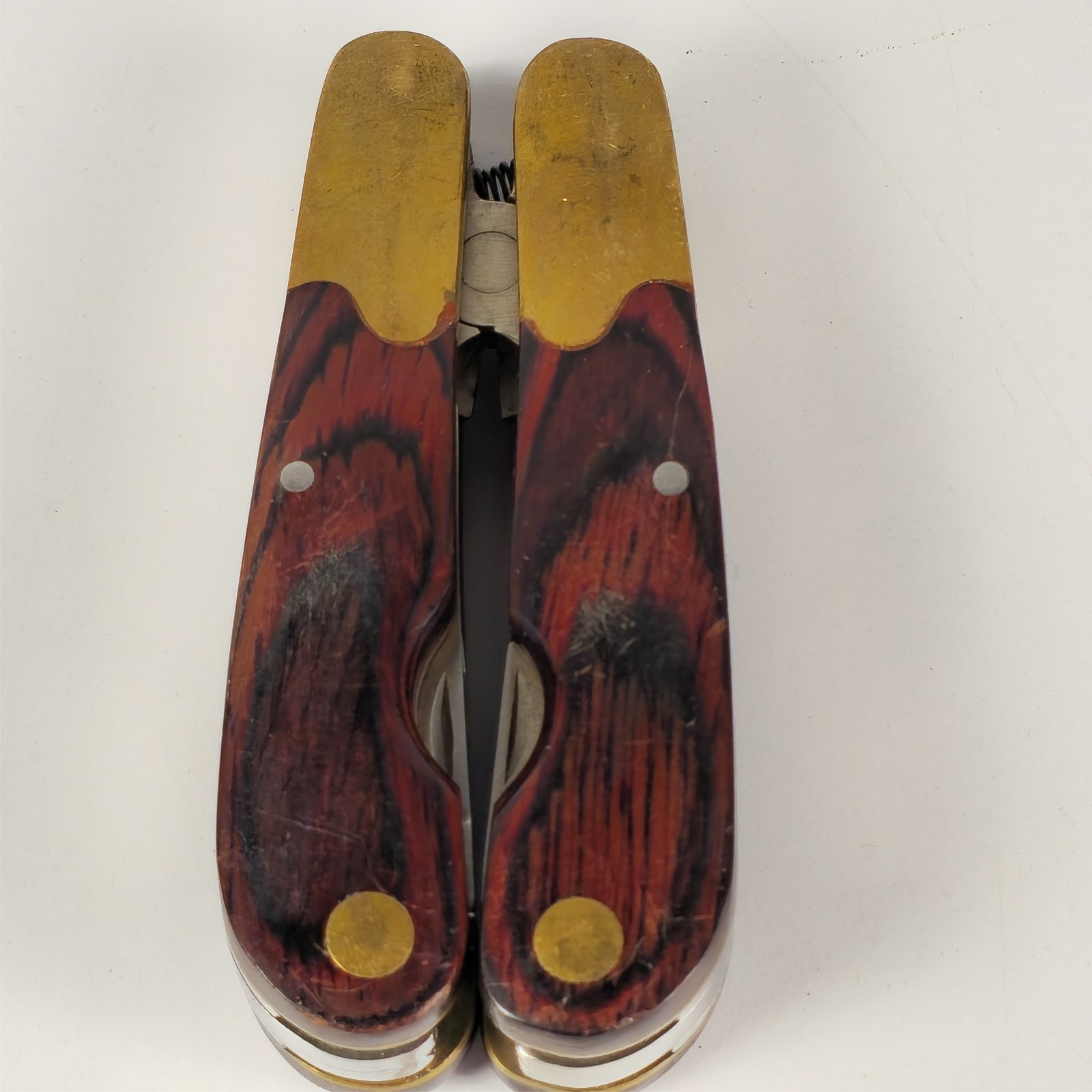 HUSKY 25 Years 25th Anniversary Limited Edition Multi-Tool Brass Wood vintage