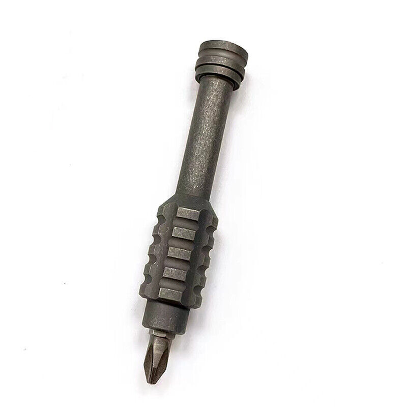 Titanium Alloy PEI Screwdriver Portable Gadget Cross Bit Riding EDC Multi-tools