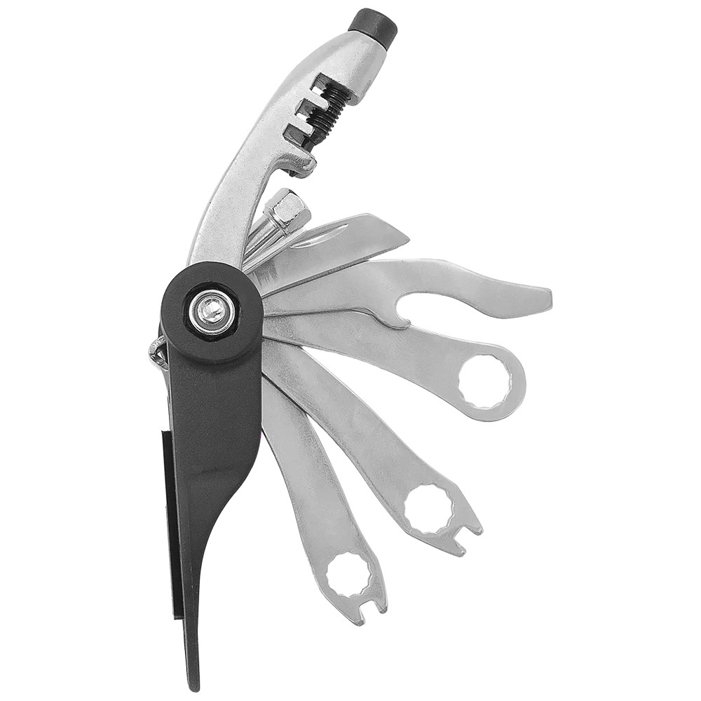 Zenport 17008 17-Function Bicycle Multi-Tool, Black/Silver