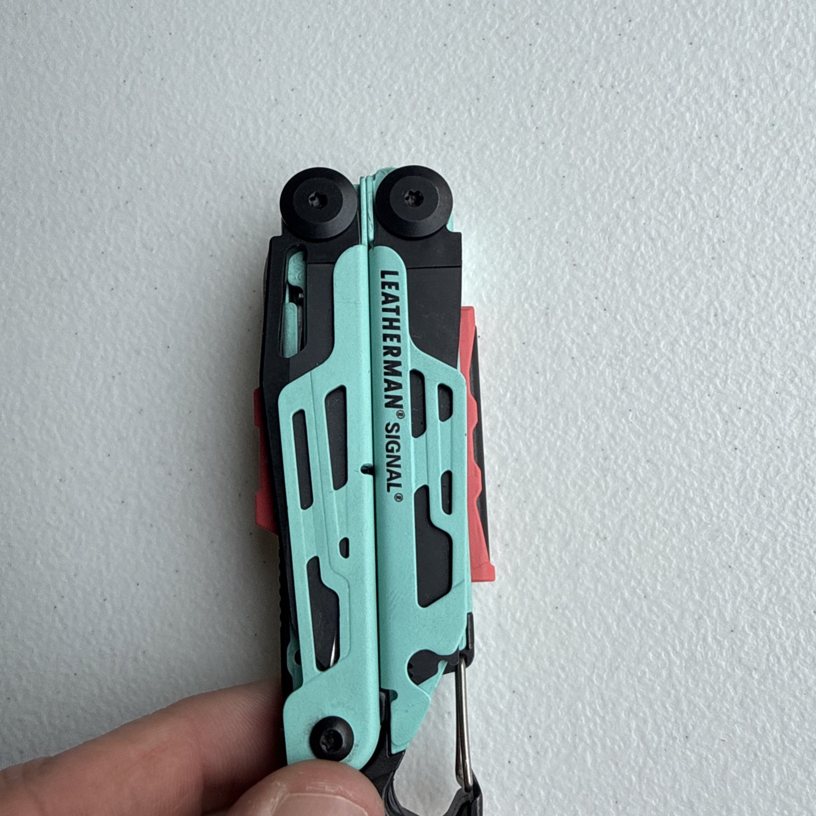 Retired Leatherman SIGNAL Multi-Tool Aqua/Black Oxide