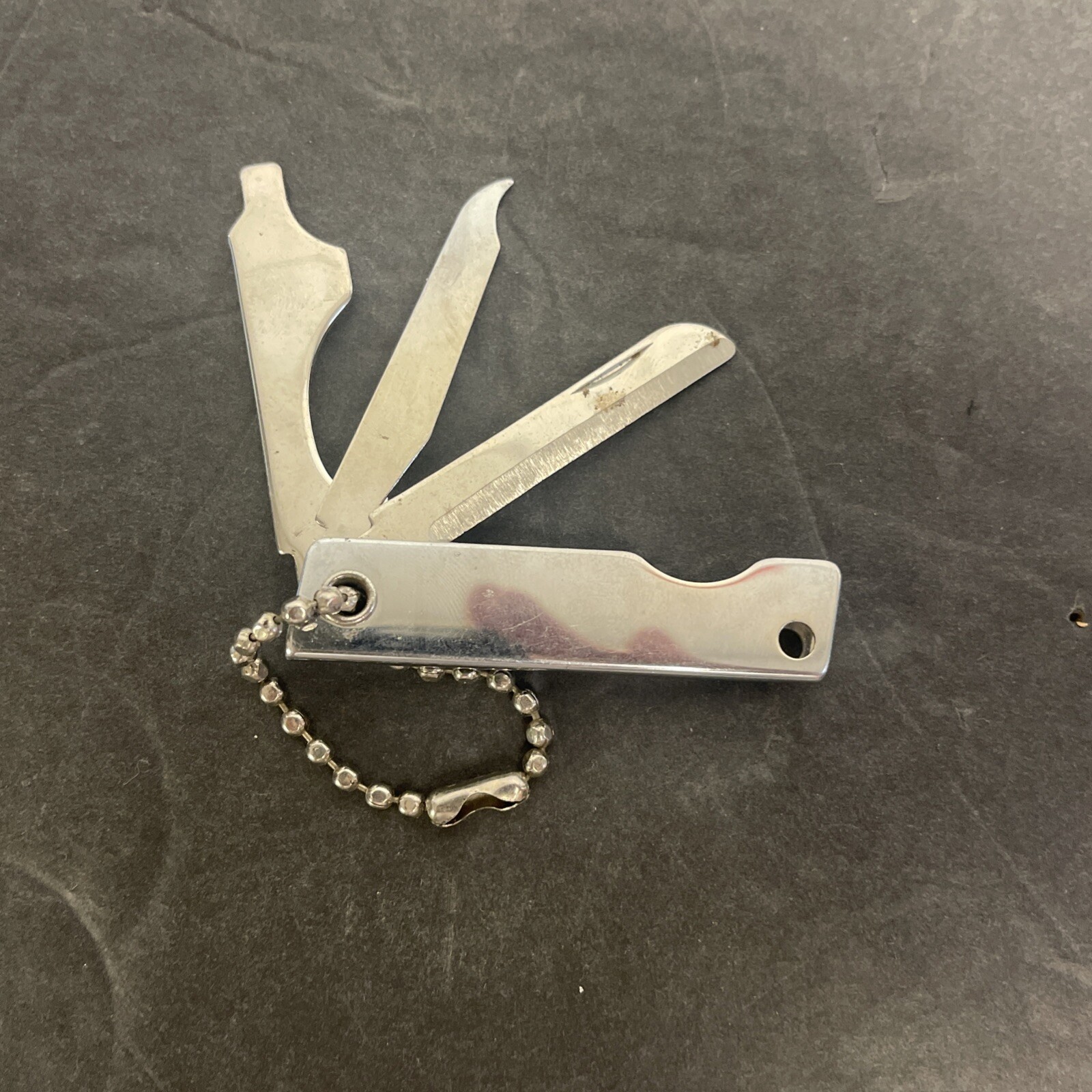 Vintage General Electric Pocket Keychain Knife Multi Tool Made In Korea