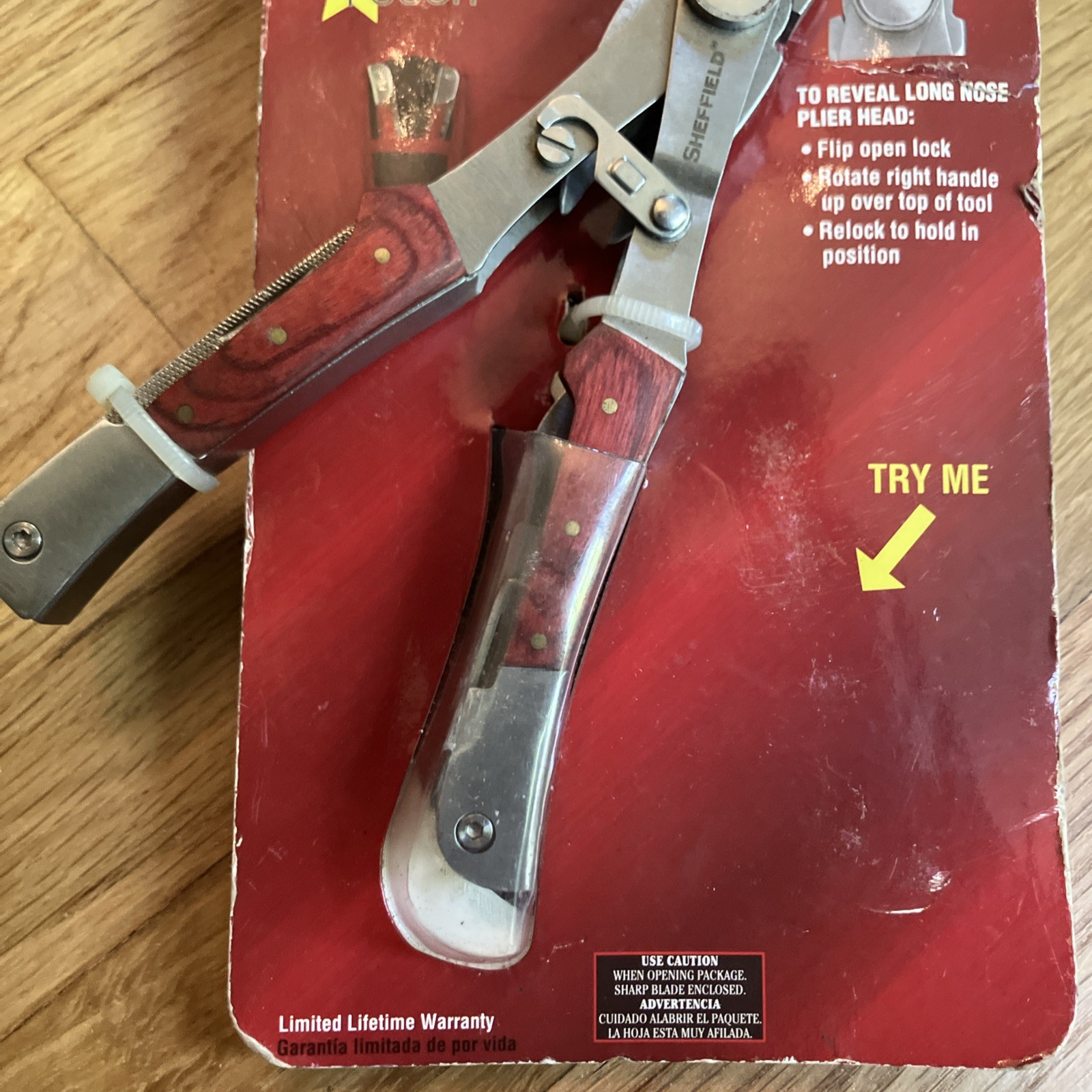 Sheffield Multi Tool With 14 Functions With Bonus Pouch Sealed On Card
