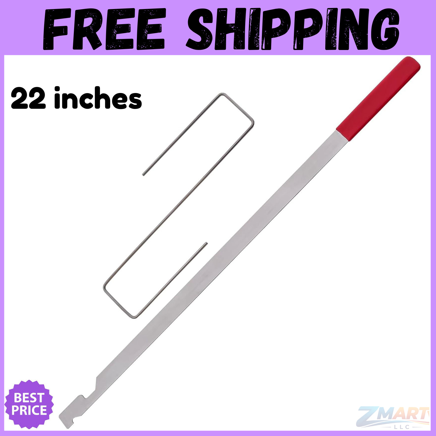 22 inches Slim Jim Tool, Stainless Steel Professional Auto Tool with Clematis…