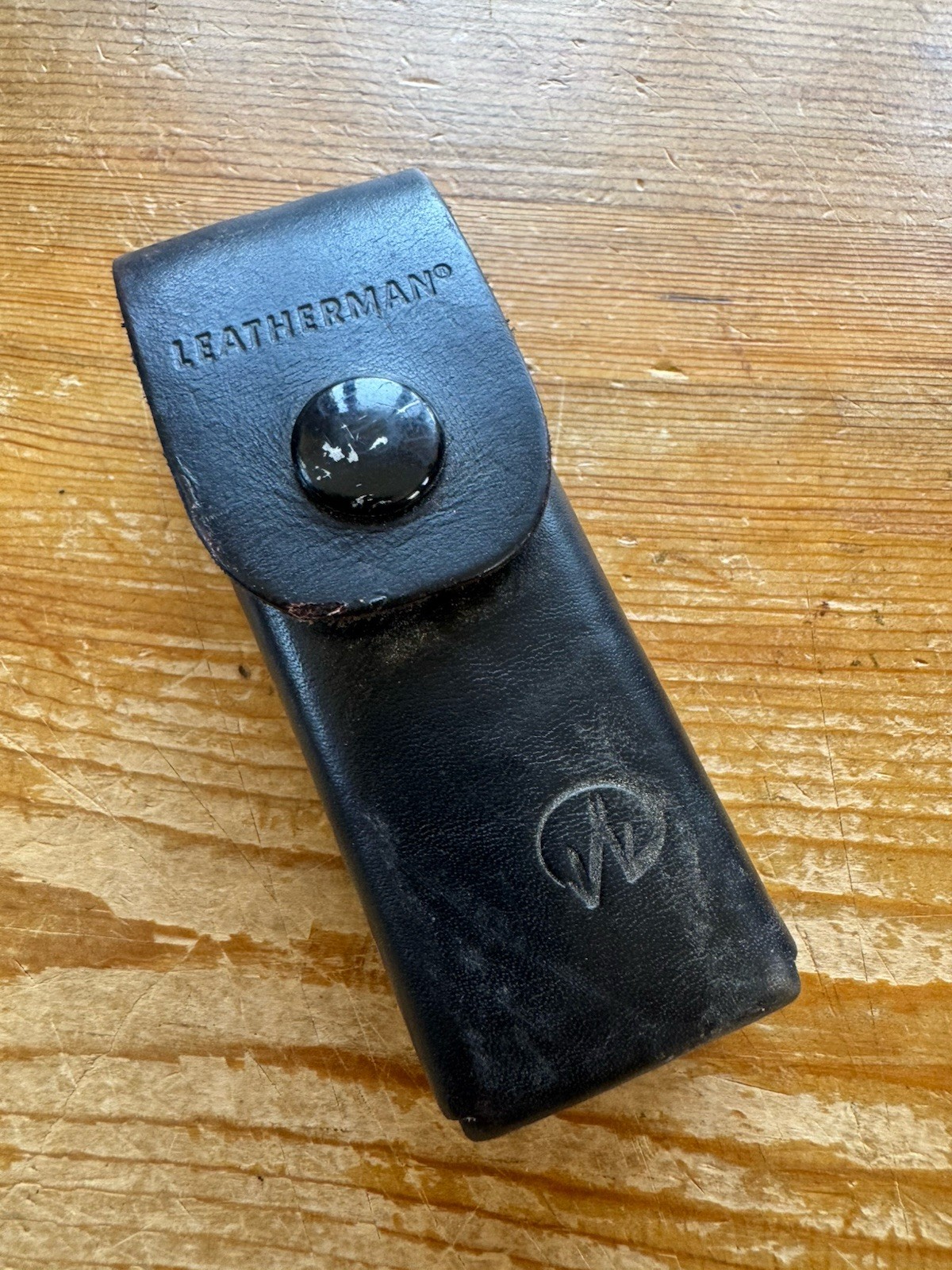Leatherman Black Leather Sheath For Rebar,Wingman,Wave,etc. -Sheath Only No Tool