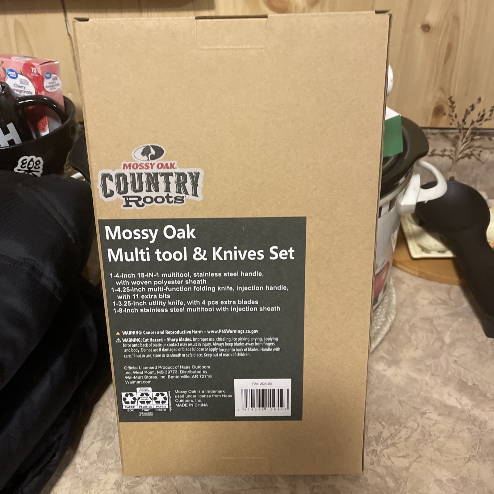 Mossy Oak 18-in-1 Stainless Steel Multi-Tool & Folding Knives Set T2412Q8-03
