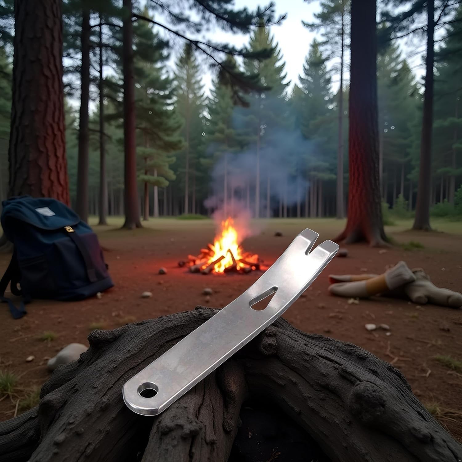 Mini Stainless Steel Pocket Pry Bar Crowbar Multifunction EDC Tool Bushcraft …