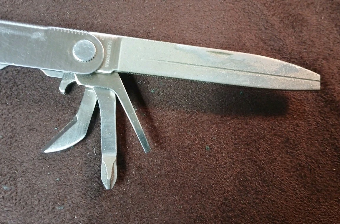 Vtg Leatherman PST ll W/ Very Old Leatherman Leather Sheath, U.S.A.
