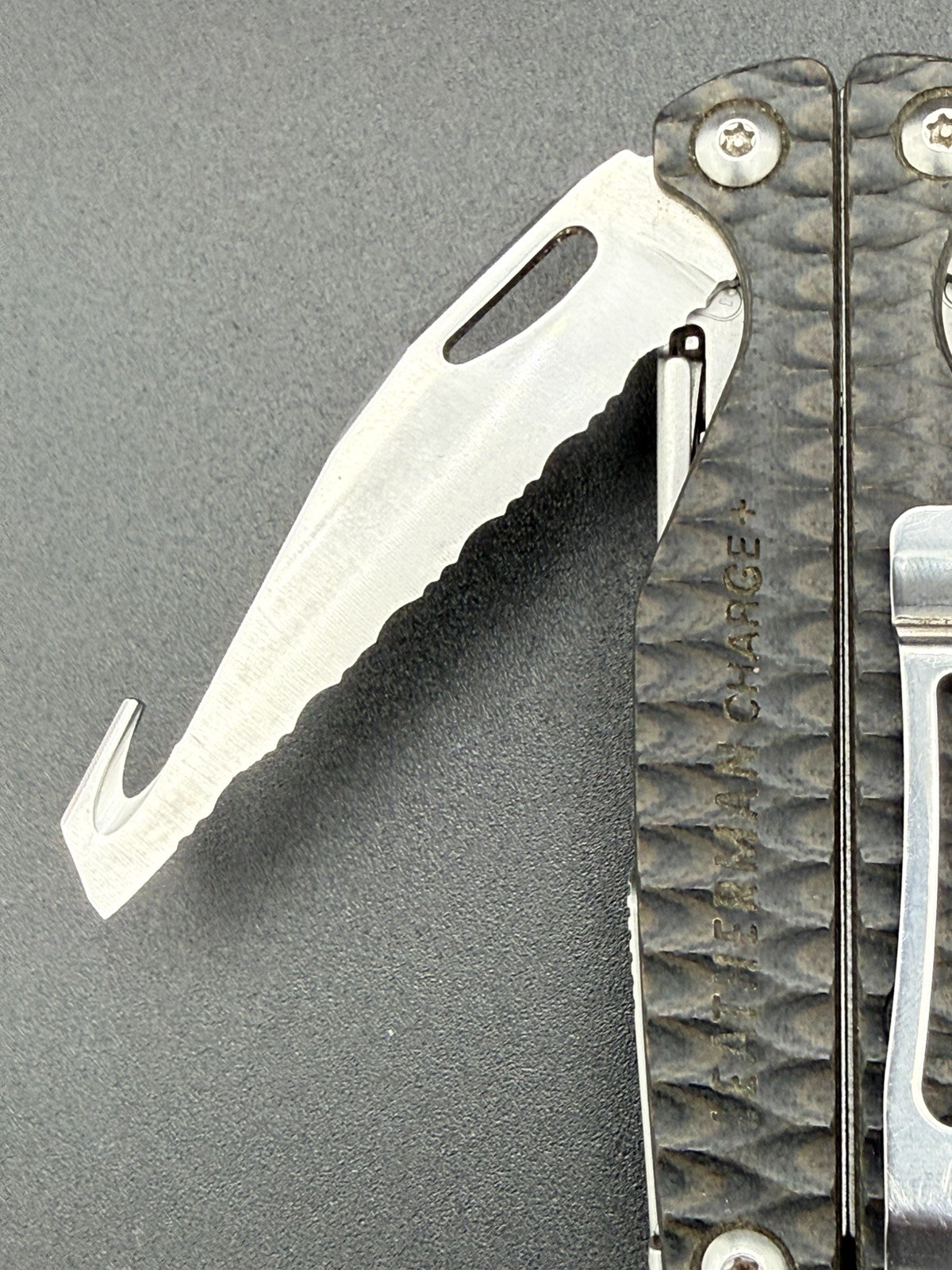 CUSTOM LEATHERMAN CHARGE + Plus G10 Earth Scales Limited Ed. S30V W/Sheath