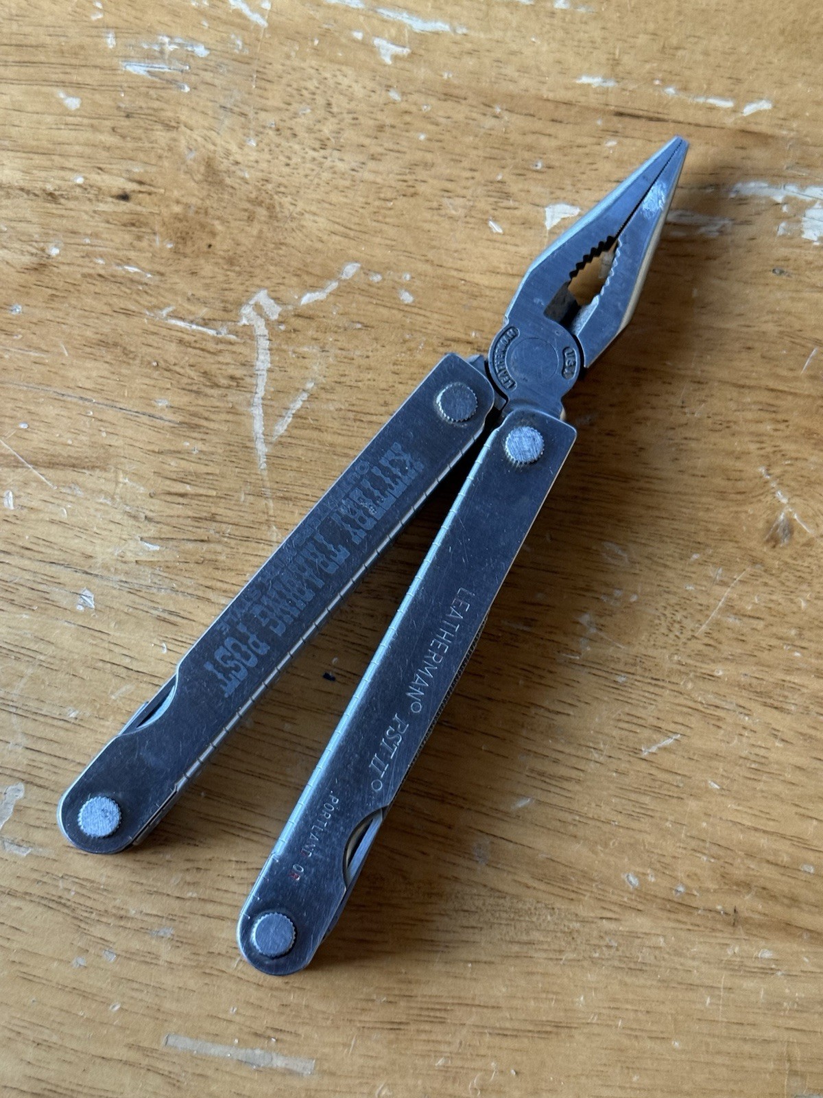 Leatherman PST II Multitool Kittery Trading Post Advertisement Stainless Used