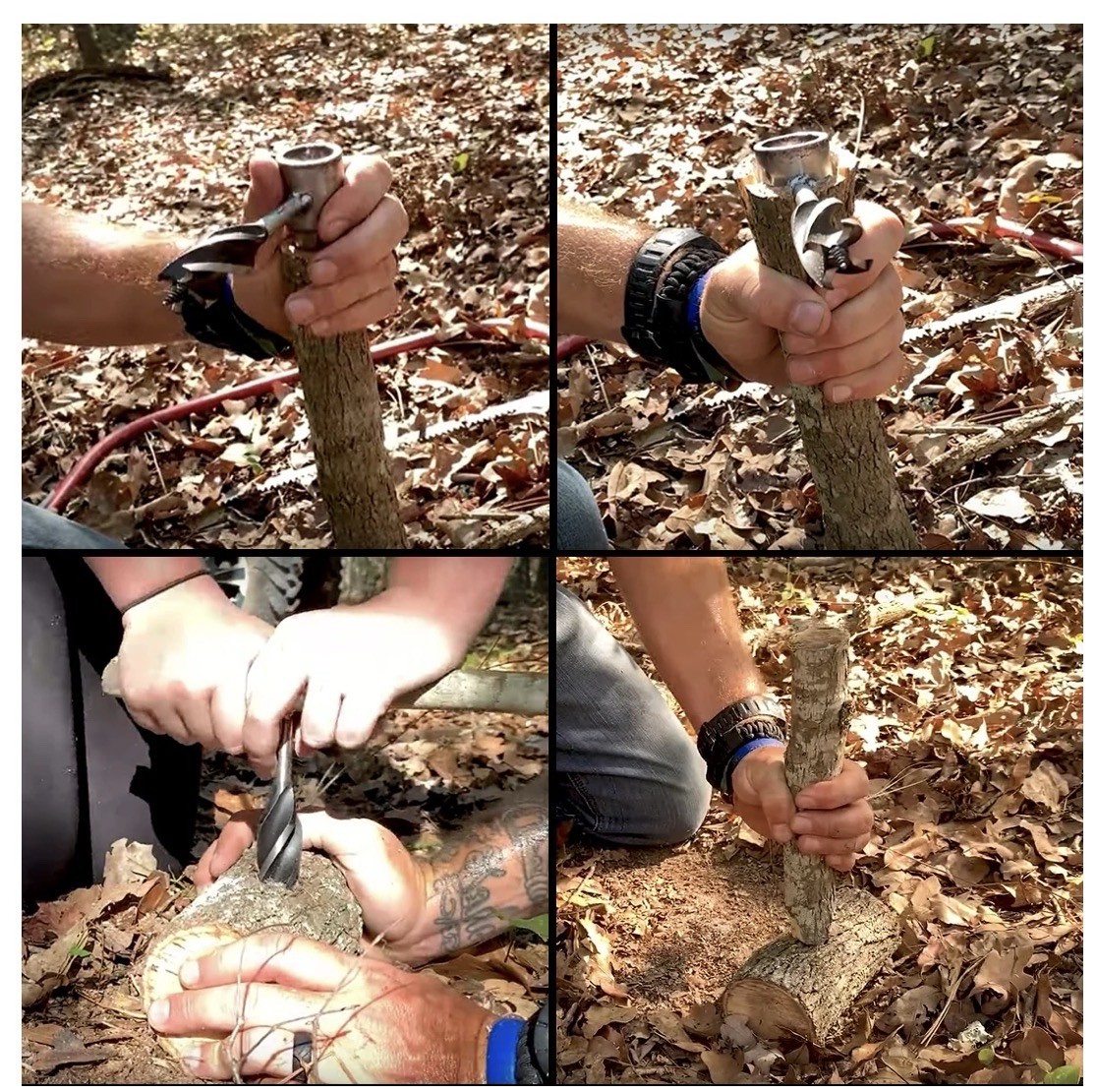 Lord & Field Bushcraft Settlers Tool – Scotch Eye Hand Auger Wrench for Survival