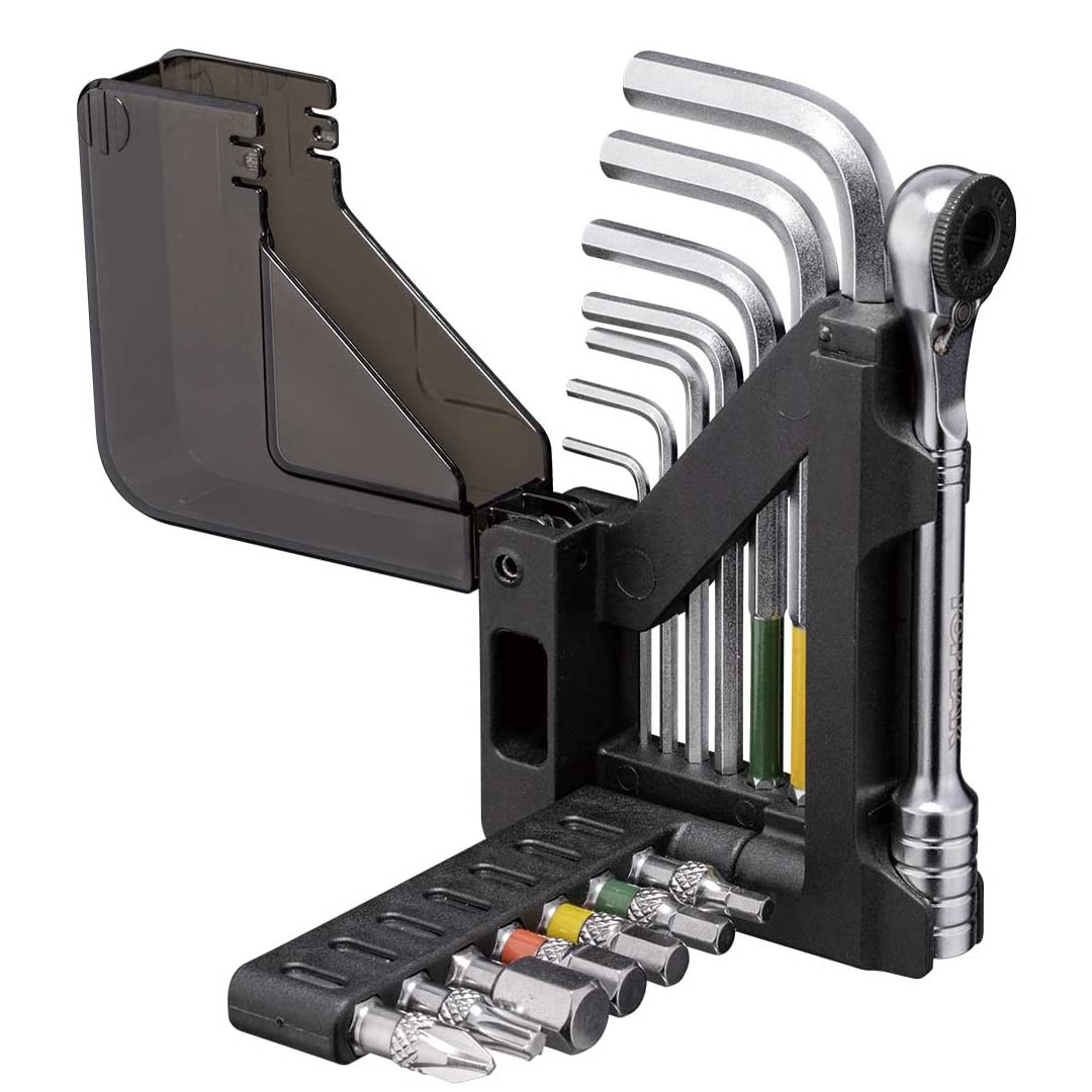 Unisex – Adult Omni Toolcard Mini Tools, BlackSilver, 10.1cm