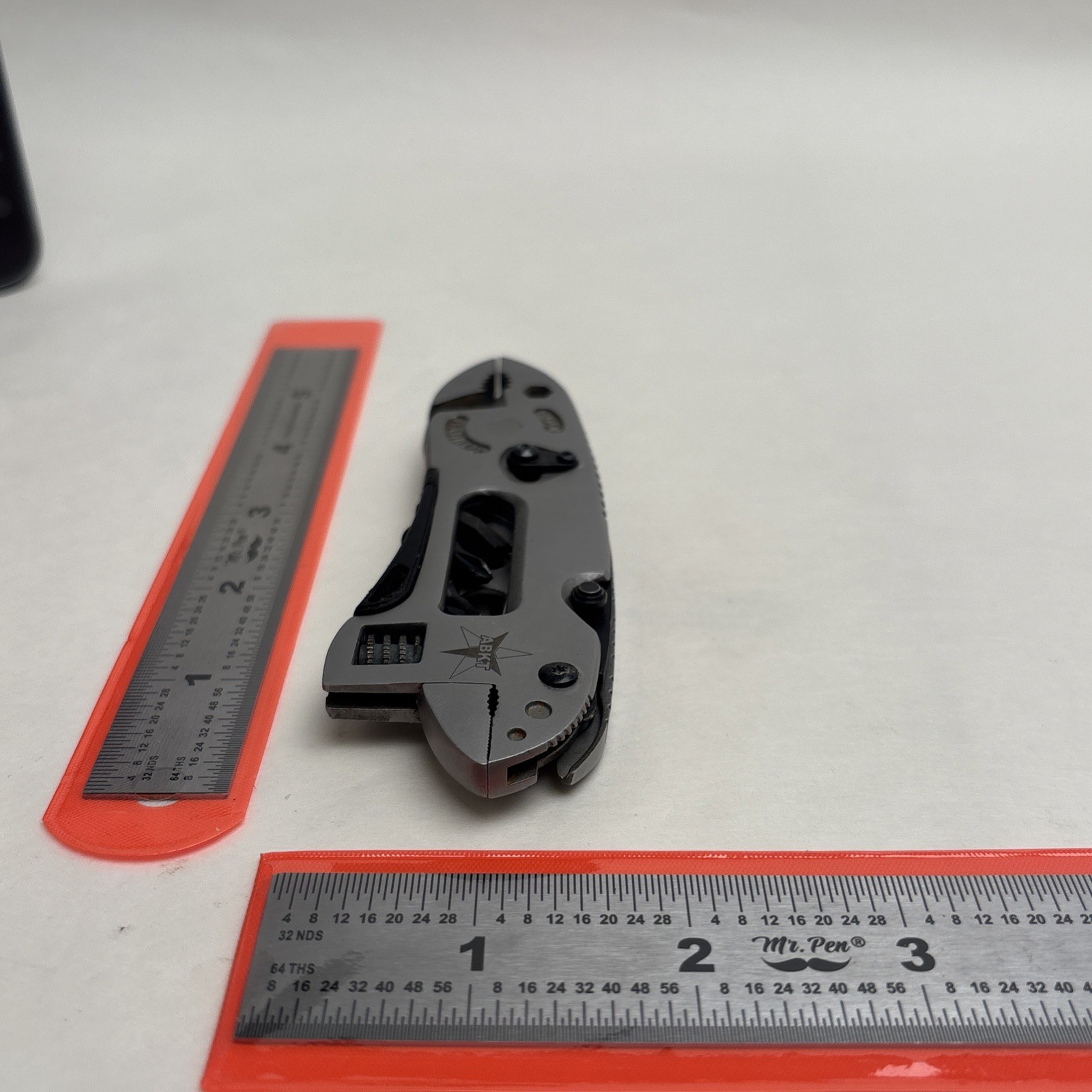 ABKT Multi Tool Set Adjustable Wrench Screwdriver Pliers Knife Survival Gear