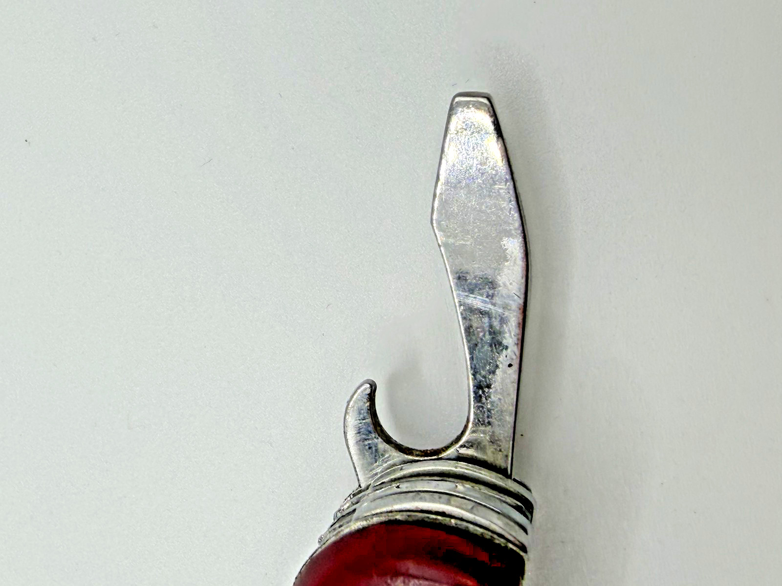 RED STAINLESS STEEL 9-IN-1 POCKET KNIFE MULTI-TOOL SCISSORS CORKSCREW OPENER