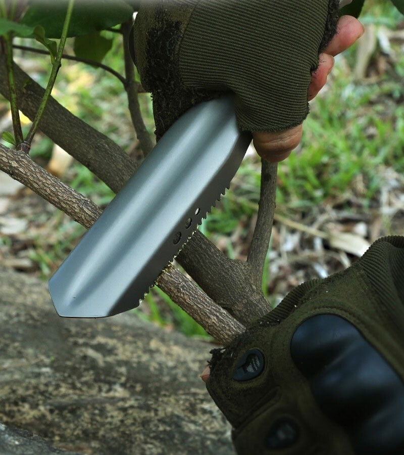 Pure Titanium Hand Trowel Small Ultralight Shovel Outdoor Camping Multi Tools