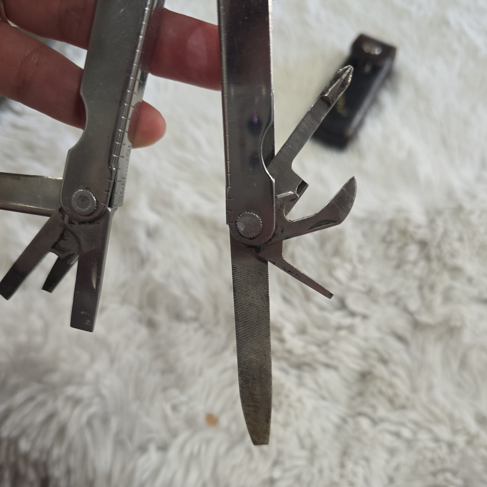 Vtg Original Leatherman Multi Tool Portland OR Leather Sheath USA