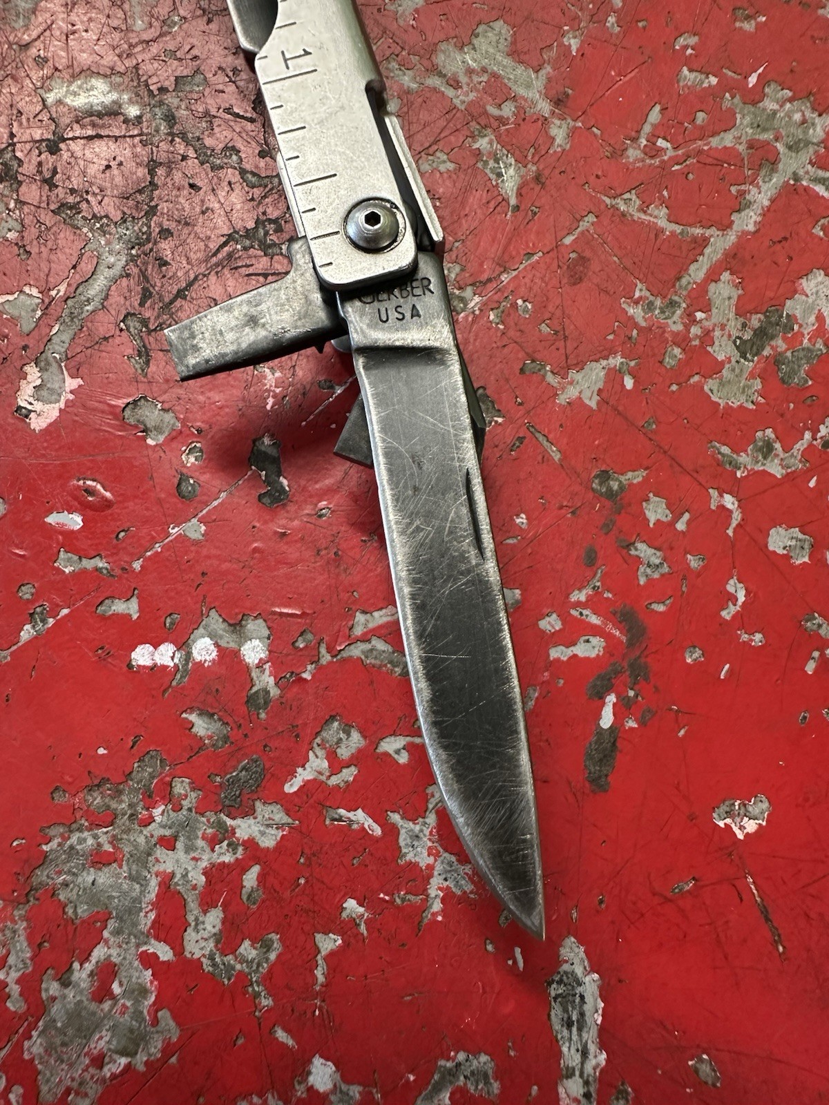 Gerber MP400 Vintage Blunt nose With Custom Chisel