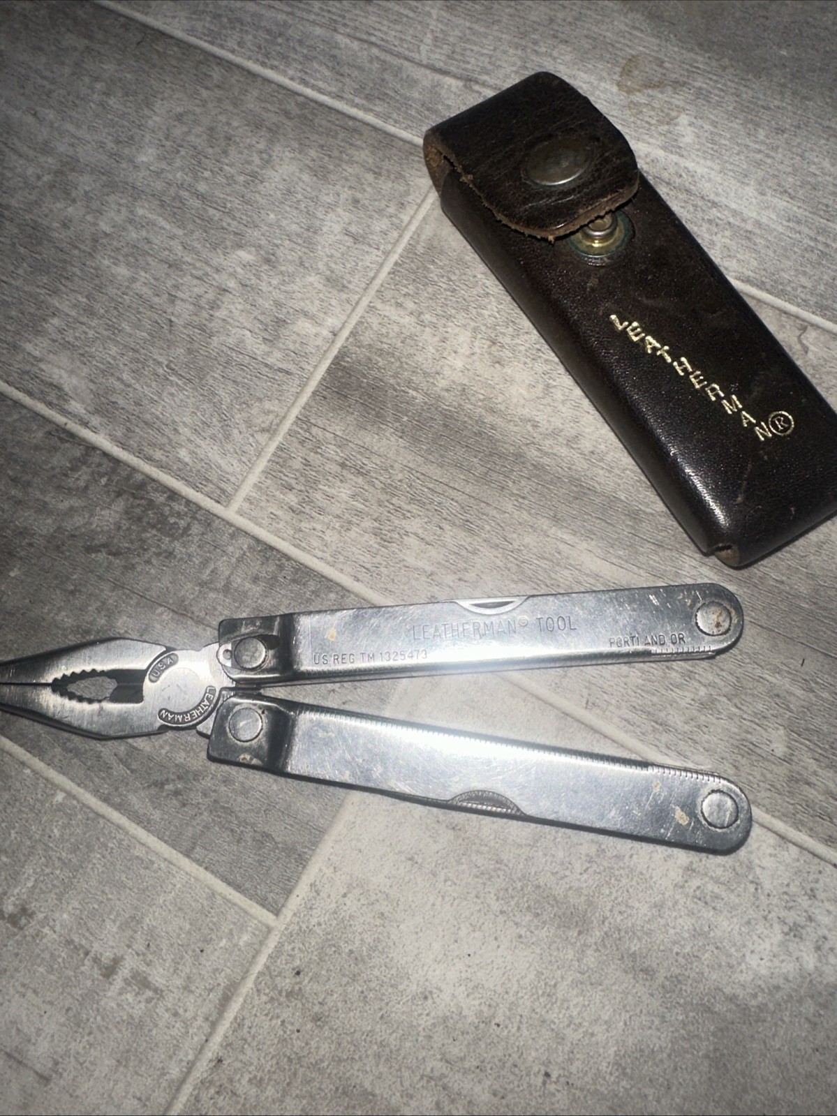 Vintage Original Leatherman Tool US REG TM 1325473 Multi-Tools Portland OR