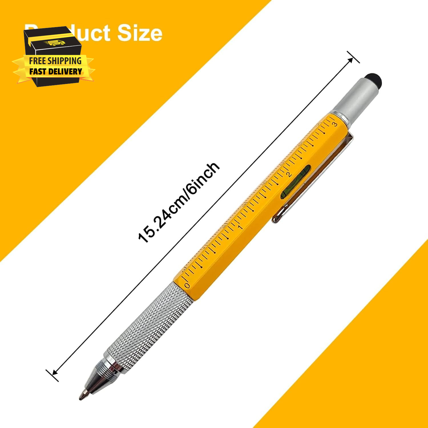 Stocking Unique Gadget Stuffers Novelty Gifts 6 in 1 Pens, Multitool Pen Constru