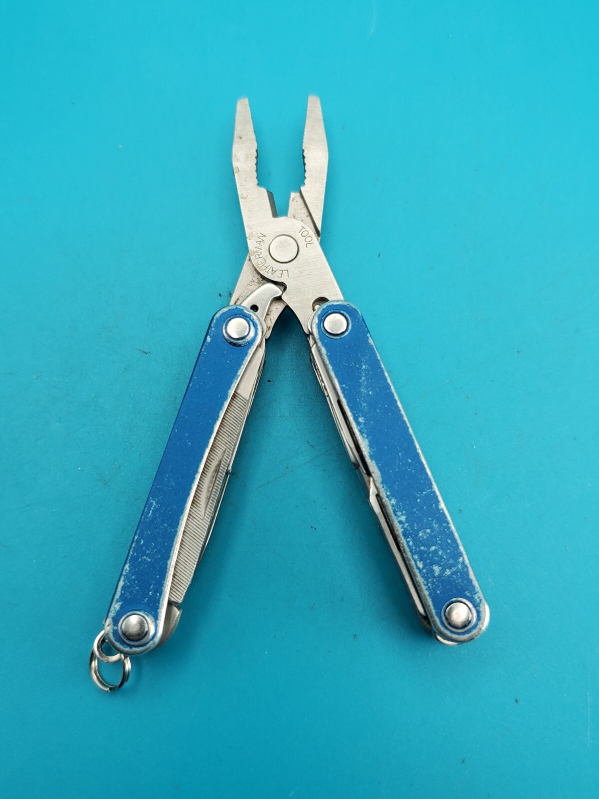 Leatherman SQUIRT PS4 Multi-Tool With Pliers Scissors Knife BLUE!
