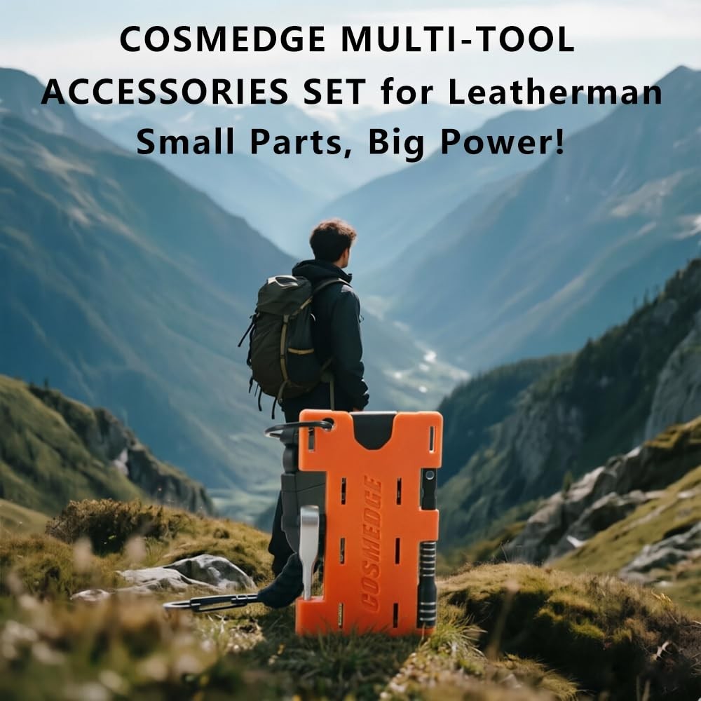 Multi-Tool Accessories Set, Double-Ended Screwdriver Bits, EDC Ratchet Wrench, E